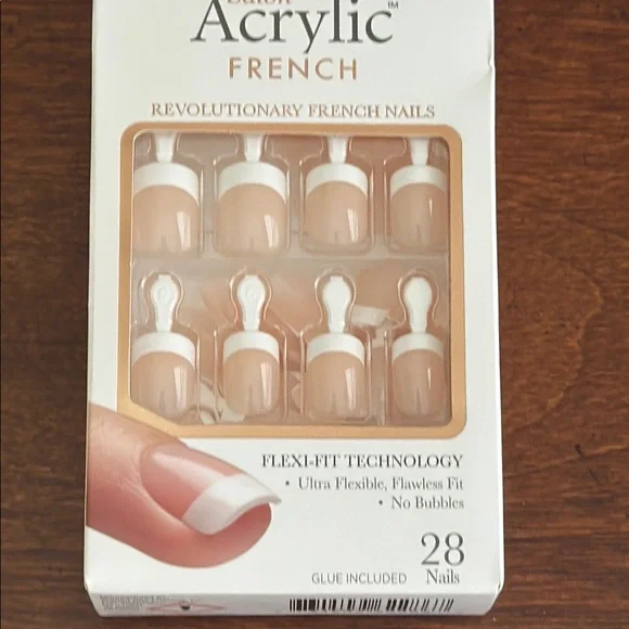 Kiss Women's Acrylic French Manicure Set NWT - Picture 3 of 11